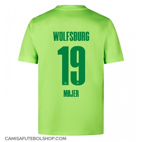 Camisa de time de futebol Wolfsburg Lovro Majer #19 Replicas 1º Equipamento 2024-25 Manga Curta